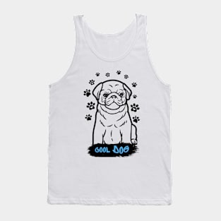 Dog saying cool dog ,brafdesign Tank Top